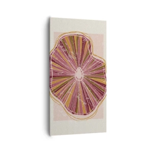 Tablou pe pânză - Abstracția radială - 65x120 cm
