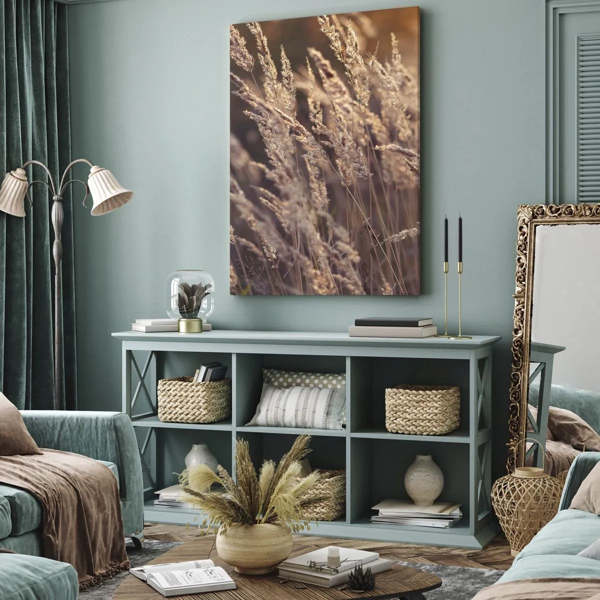 Tablou pe pânză - Gata să întâmpine toamna - 70x100 cm