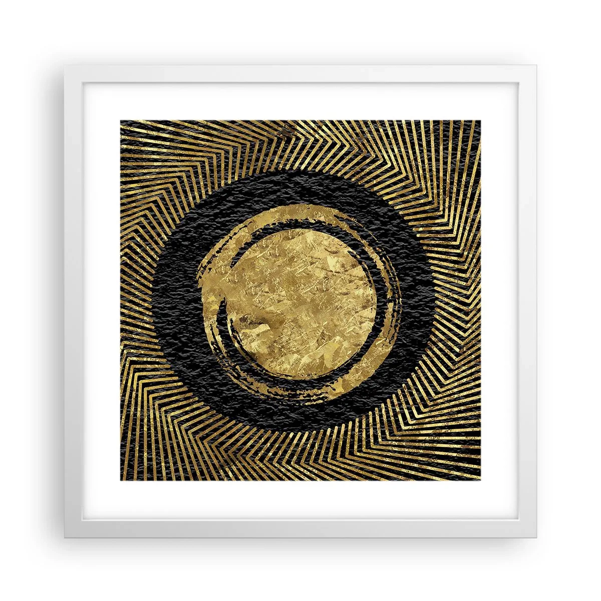 Poster în ramă albă - Compoziție glamour - 40x40 cm