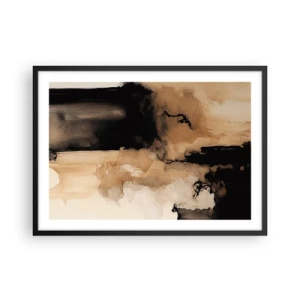 Poster în ramă neagră - O abstractizare intrigantă - 70x50 cm