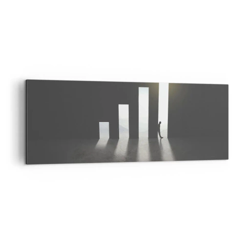 Tablou pe pânză - Succesul - o impresie - 140x50 cm