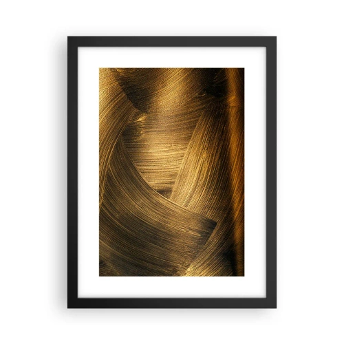 Poster în ramă neagră - Într-un labirint de aur - 30x40 cm