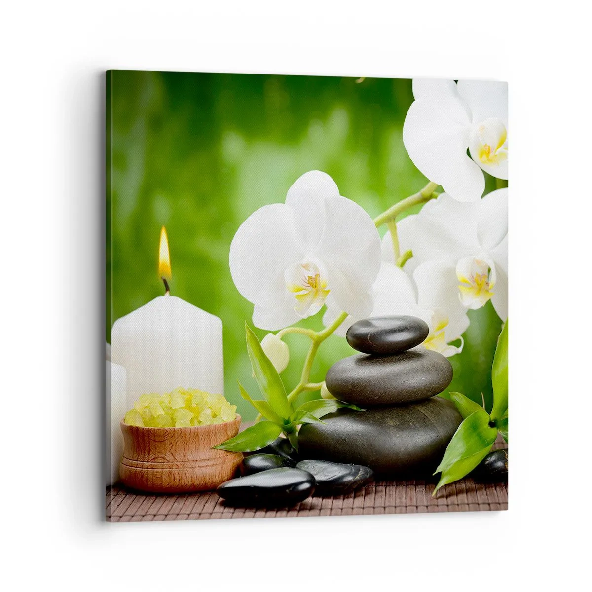 Tablou pe pânză - Fragrant, floral, atingere delicată - 70x70 cm