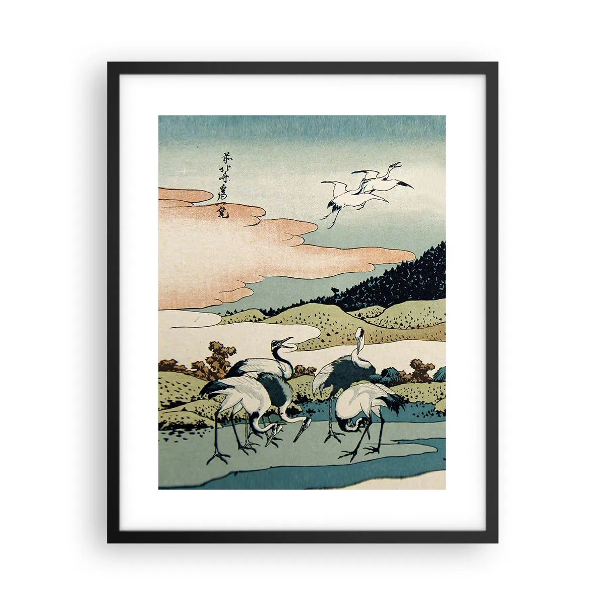 Poster în ramă neagră - În mod japonez - 40x50 cm