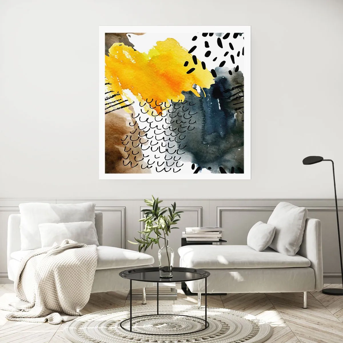 Poster - O întâlnire a elementelor - 50x50 cm