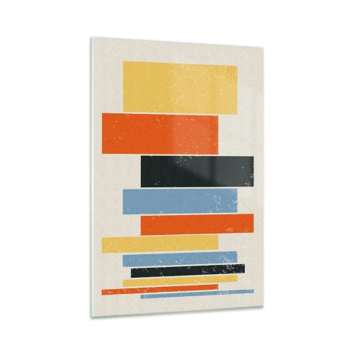 Tablou pe sticlă - Înregistrare muzicală - 80x120 cm