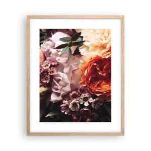Poster în ramă de stejar deschis - Înghesuite în frumusețe - 40x50 cm