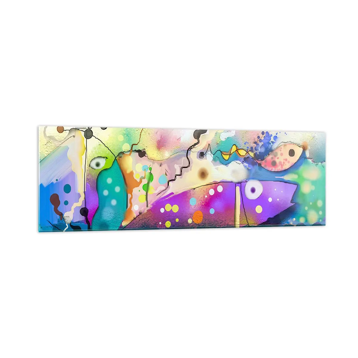Tablou pe sticlă - Fără cuvinte! - 160x50 cm