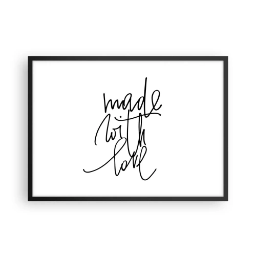 Poster în ramă neagră - Cel mai bun brand - 70x50 cm