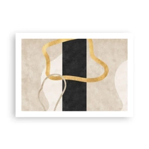 Poster - Forme înbuclite - 70x50 cm