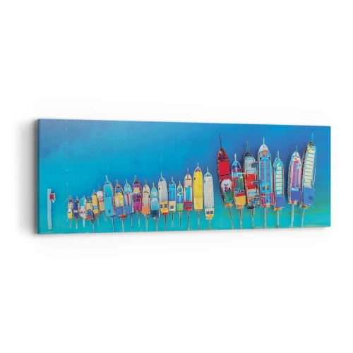 Tablou pe pânză - Din perspectiva unei păsări - 90x30 cm