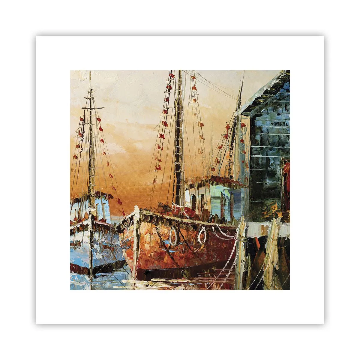 Poster - Întoarcere pașnică - 30x30 cm