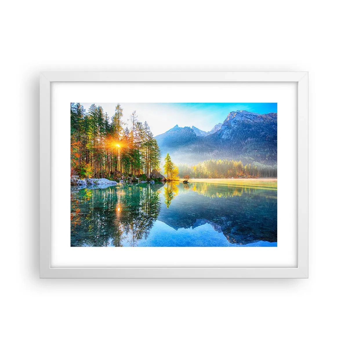 Poster în ramă albă - Maiestate și dulceață - 40x30 cm