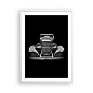 Poster în ramă albă - Un adevărat gentleman - 50x70 cm