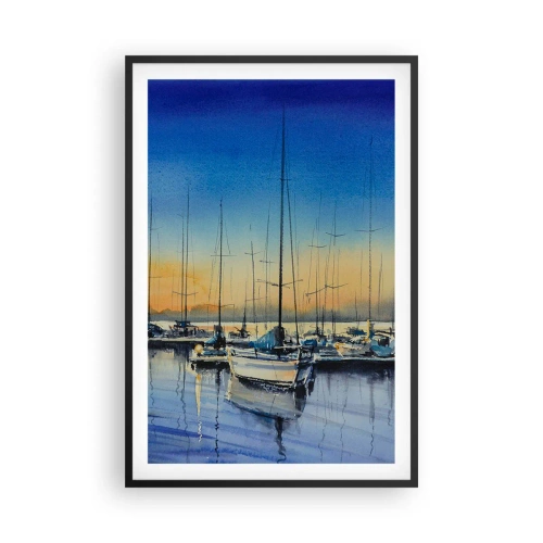 Poster în ramă neagră - Sfârșitul unei zile bune - 61x91 cm