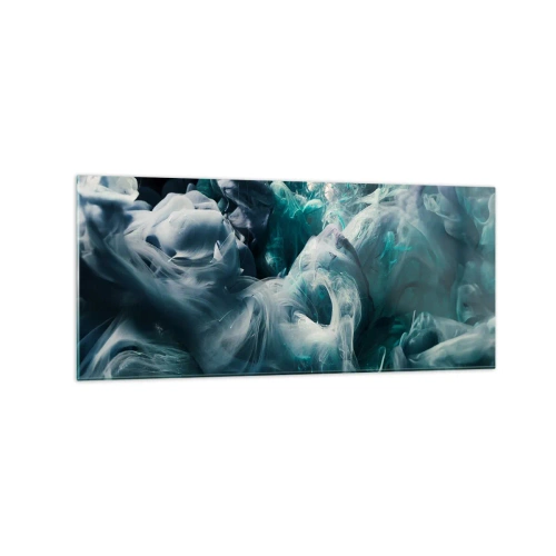 Tablou pe sticlă - Mișcarea culorilor - 120x50 cm