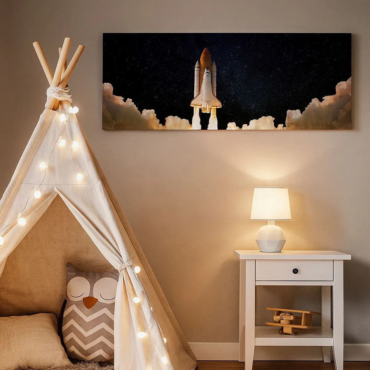 Tablou pe pânză - Ad astra! - 100x40 cm