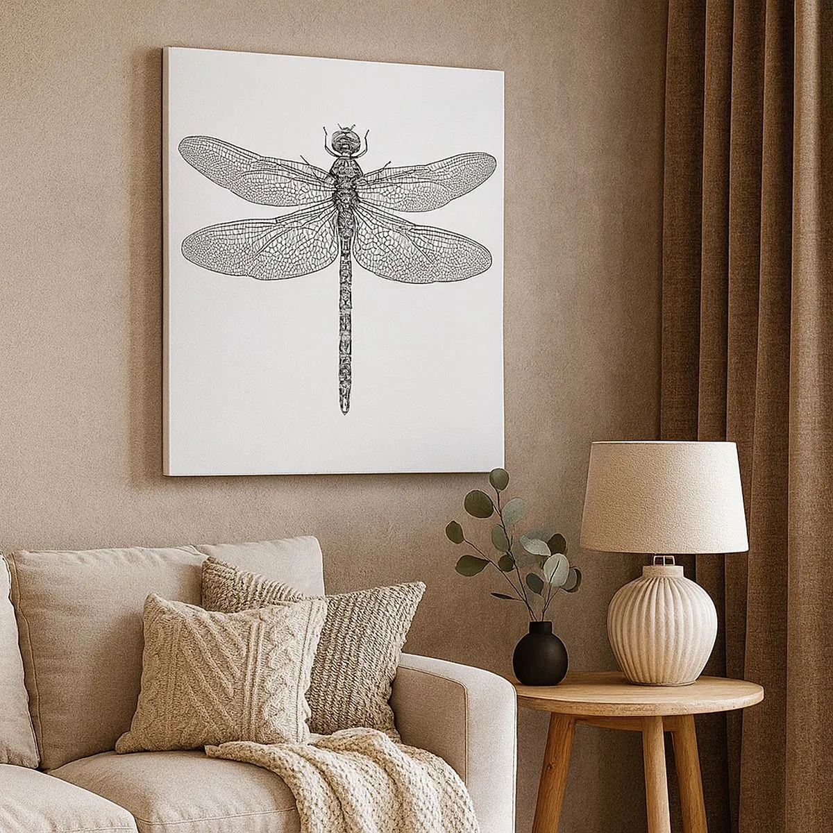 Tablou pe pânză - Precizia naturii - 30x30 cm