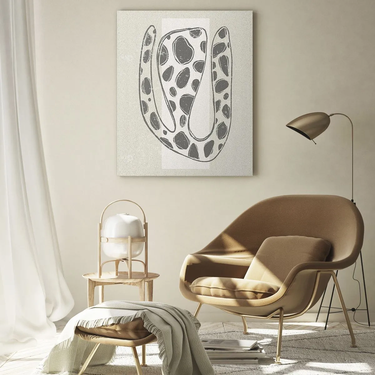 Tablou pe sticlă - O creatură bizară - 80x120 cm