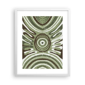 Poster în ramă albă - Explozie de emoții - 40x50 cm