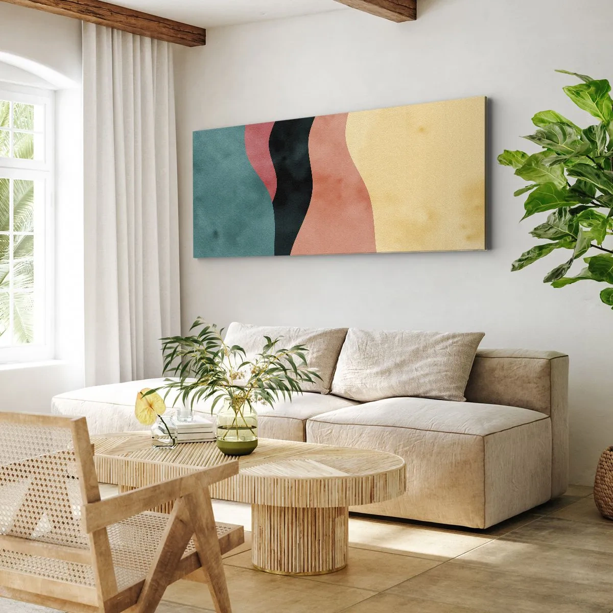 Tablou pe pânză - Neconformitate compatibilă - 100x40 cm