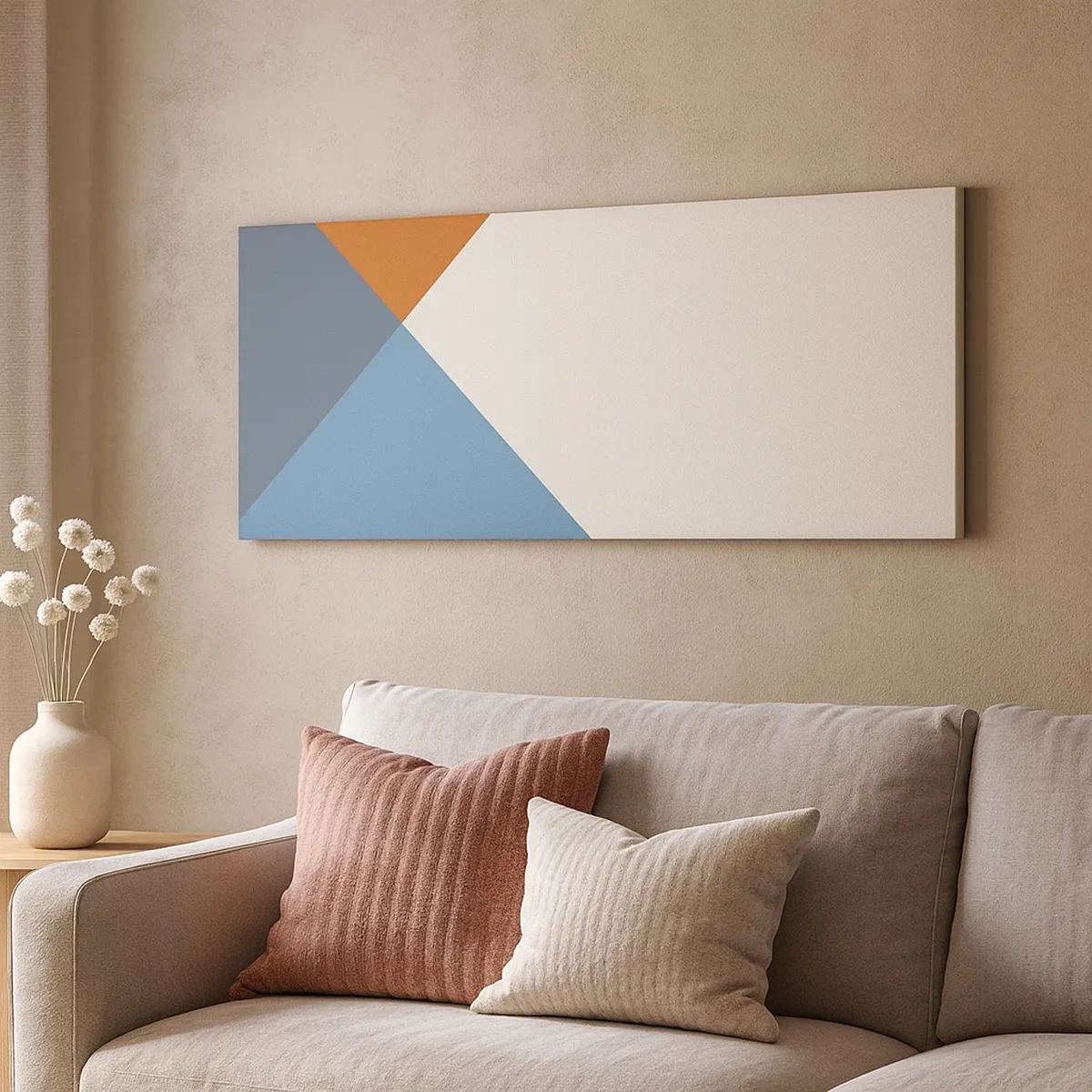 Tablou pe pânză - La un unghi drept - 30x30 cm