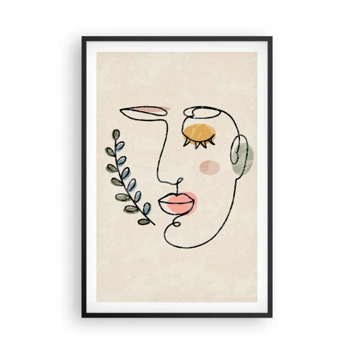 Poster în ramă neagră - Pacea regăsită - 61x91 cm