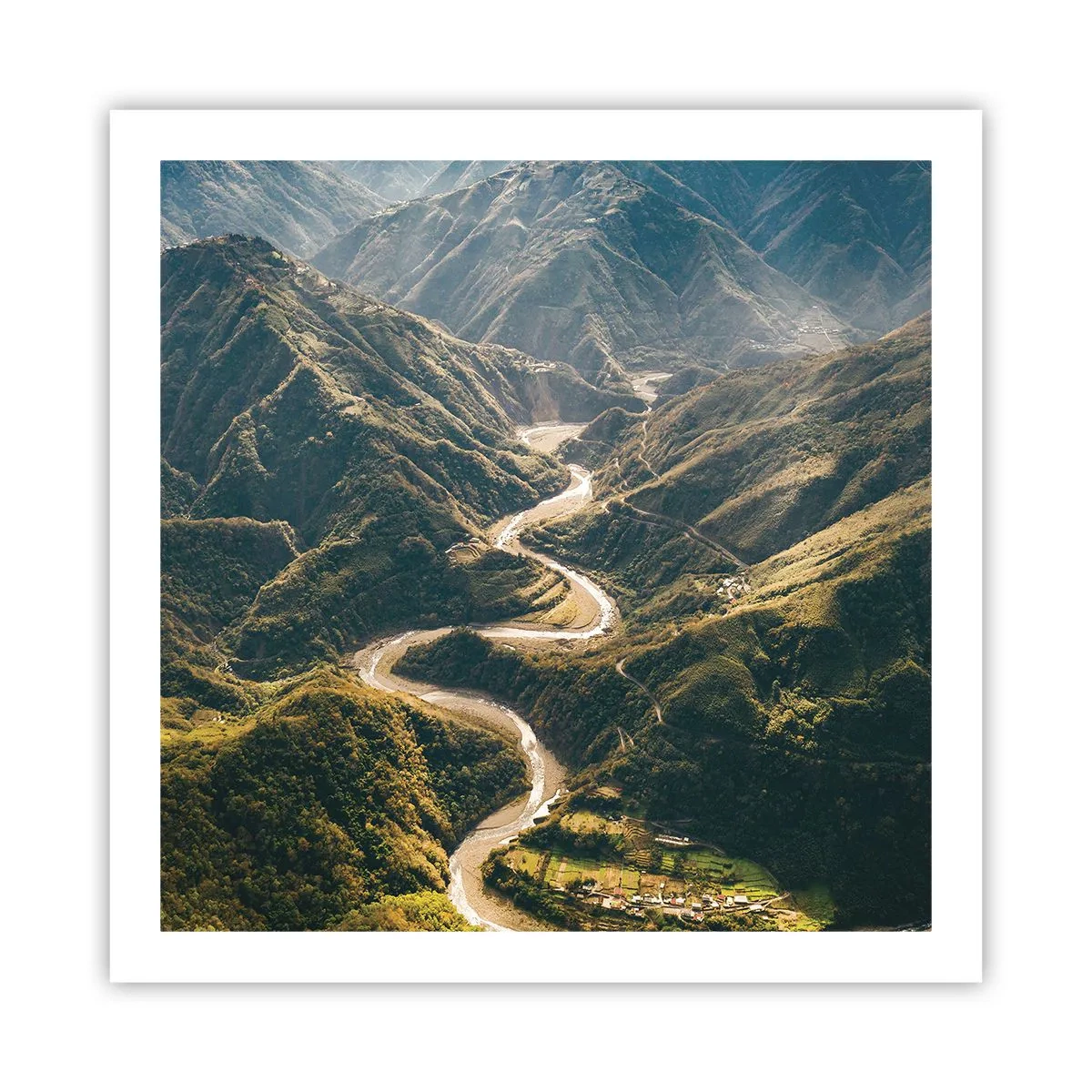 Poster - Direct din inima munților - 60x60 cm