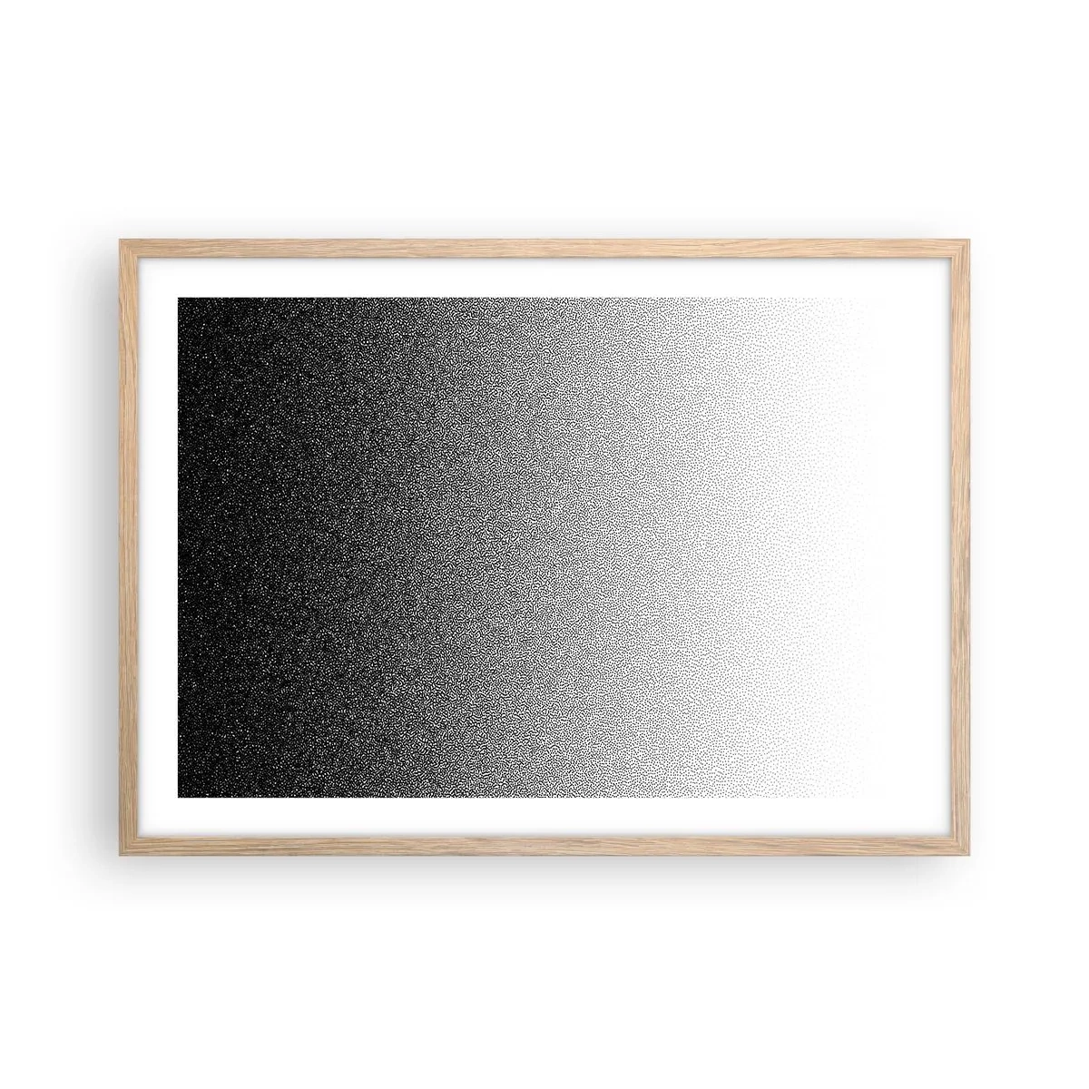 Poster în ramă de stejar deschis - Spre lumină - 70x50 cm