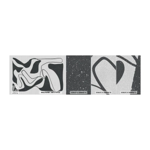 Mostră tapet Premium Canvas - Distracție abstractă în labirint - Boho, Minimalism, Bucată - 100x30 cm