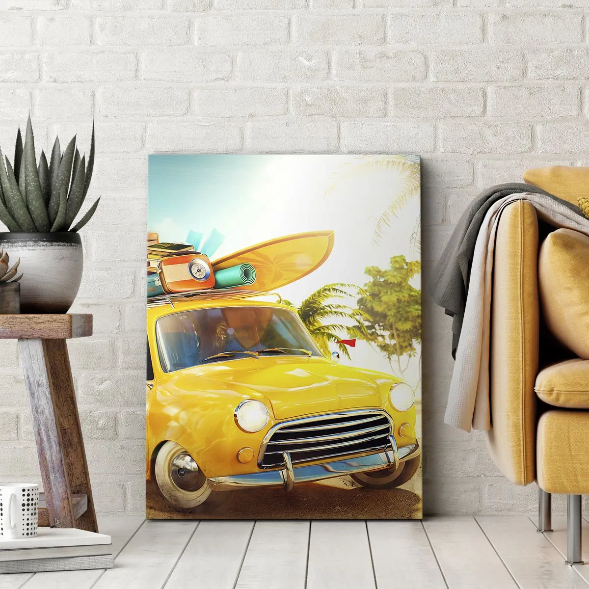 Tablou pe pânză - O călătorie pentru mai mult decât un zâmbet - 50x70 cm