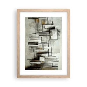 Poster în ramă de stejar deschis - Puterea simplității - 30x40 cm