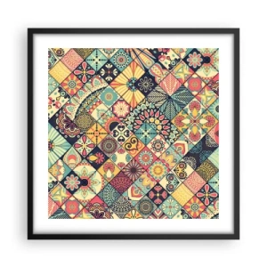 Poster în ramă neagră - Clima marocană - 50x50 cm