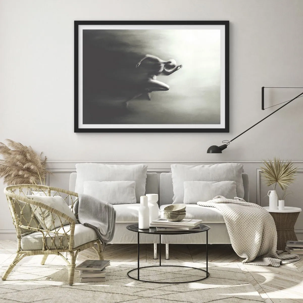 Poster în ramă neagră - De neoprit - 70x50 cm