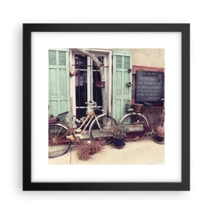 Poster în ramă neagră - Trăiască provincia! - 30x30 cm