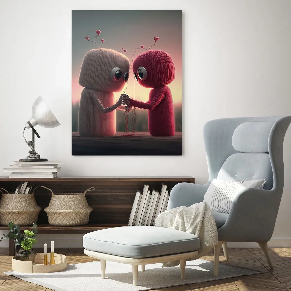 Tablou pe sticlă - Toată lumea are voie să iubească - 50x70 cm