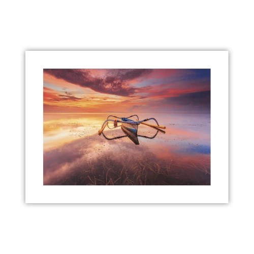 Poster - Liniștea unei seri tropicale - 40x30 cm