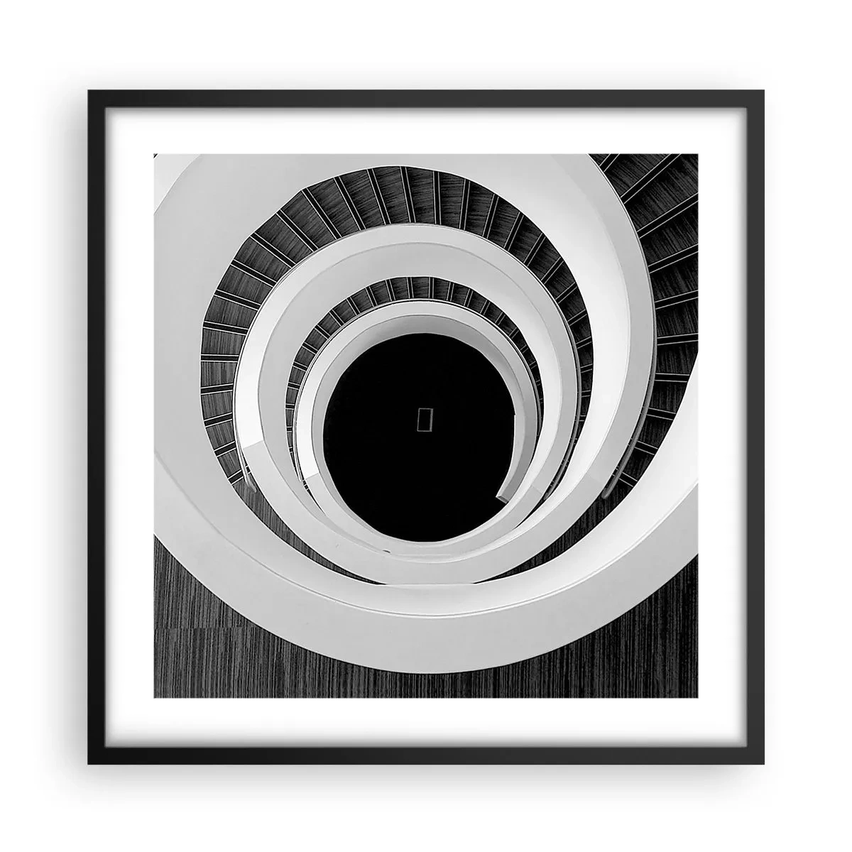 Poster în ramă neagră - Până la miez - 50x50 cm