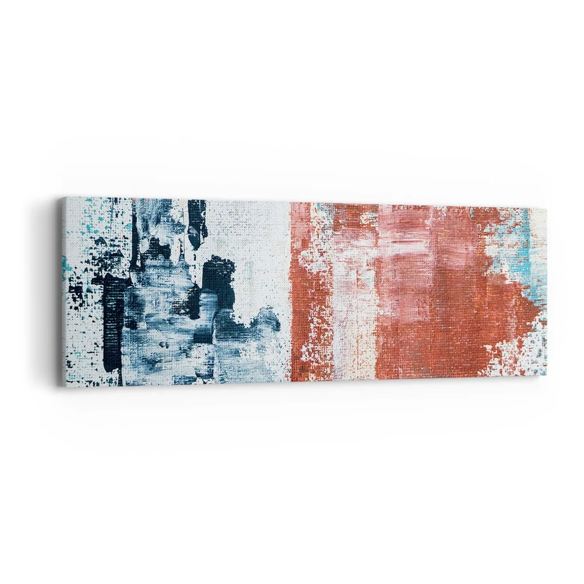 Tablou pe pânză - Jumi-juma abstract - 90x30 cm