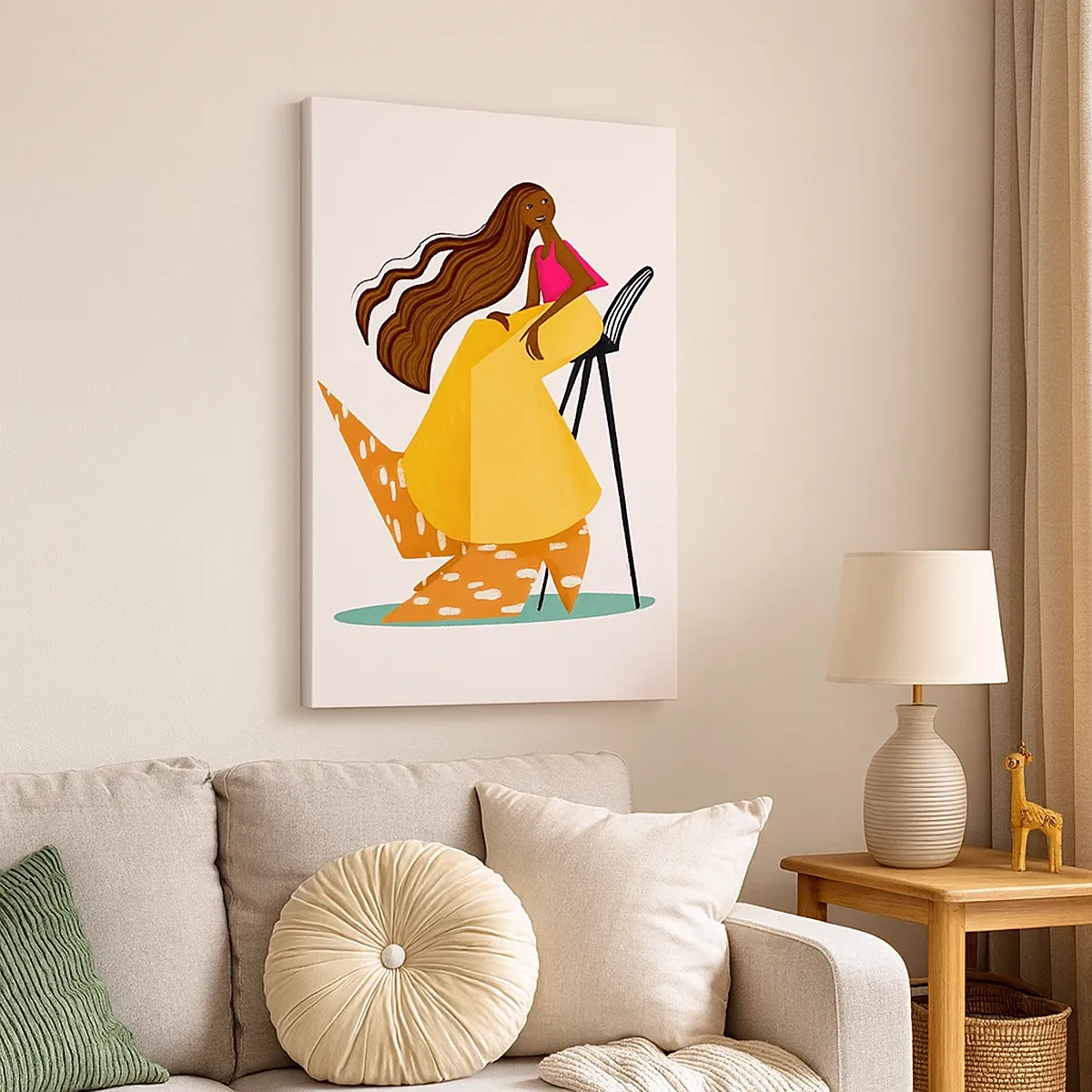 Tablou pe pânză - Moda este distractivă - 50x70 cm