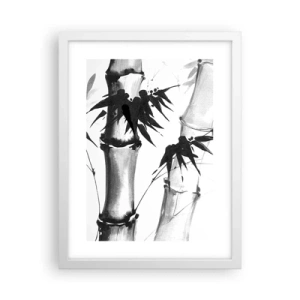 Poster în ramă albă - Primul-plan al Orientului - 30x40 cm