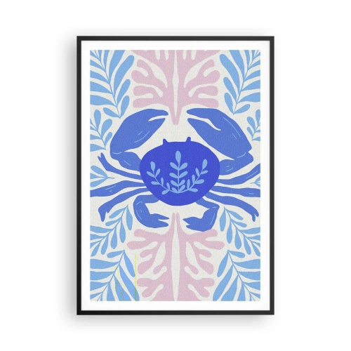 Poster în ramă neagră - Ca o floare de mare - 70x100 cm