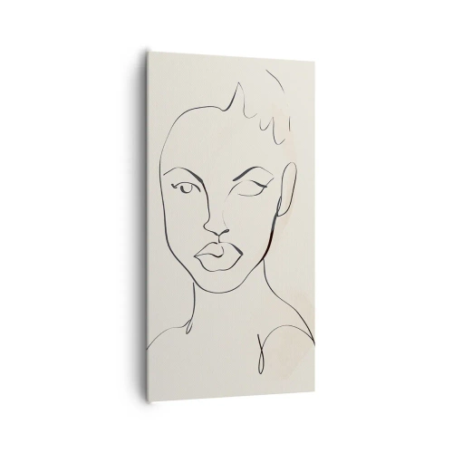 Tablou pe pânză - Schiță de senzualitate - 65x120 cm