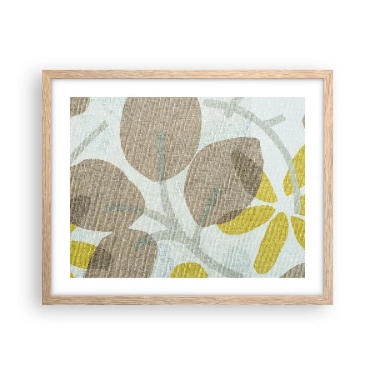 Poster în ramă de stejar deschis - Compoziție în plin soare - 50x40 cm