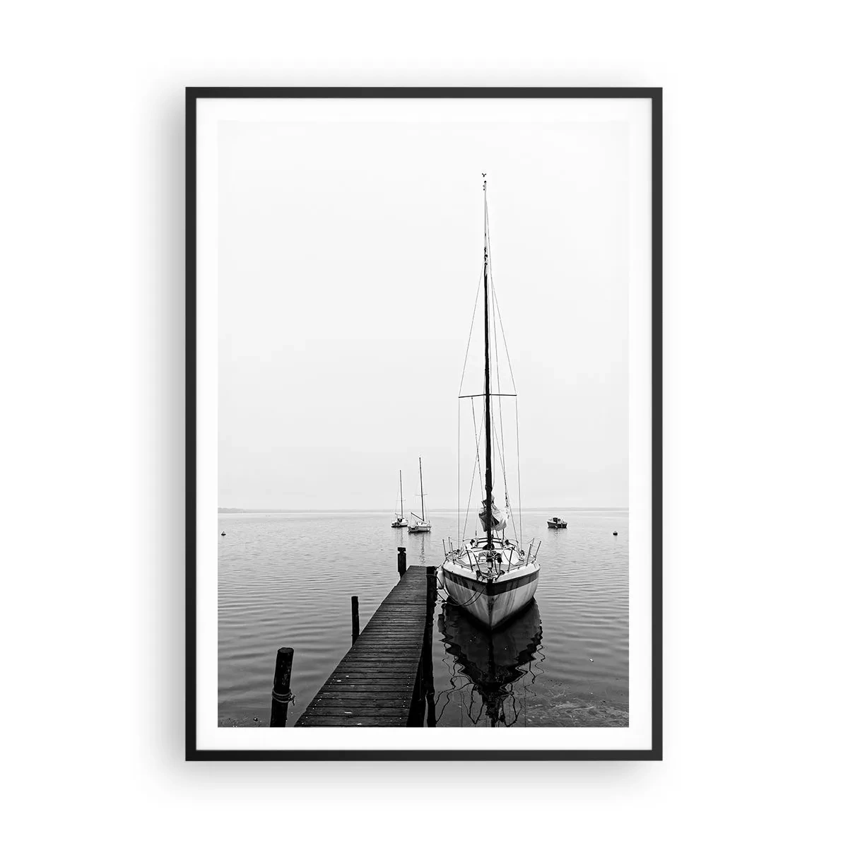 Poster în ramă neagră - Gata de plecare - 70x100 cm