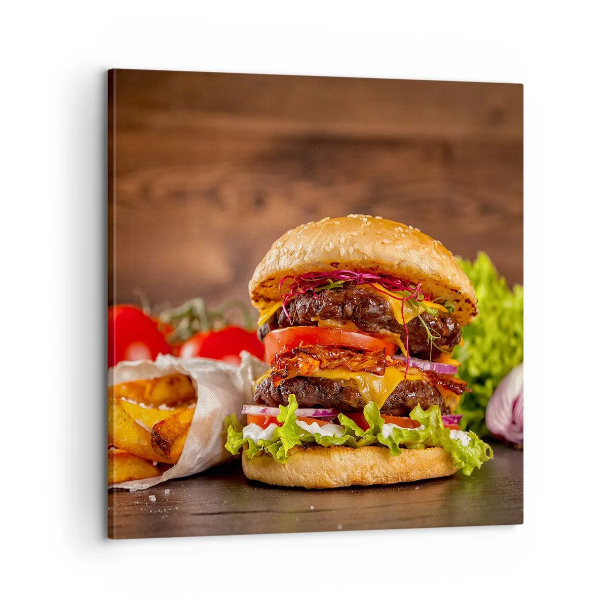 Tablou pe pânză - Fruct interzis - 60x60 cm