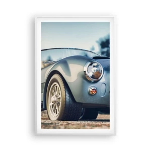 Poster în ramă albă - Pentru că stilul contează - 61x91 cm