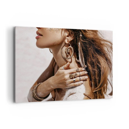 Tablou pe pânză - Regina plajei sălbatice - 100x70 cm