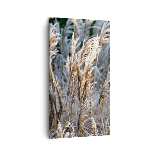 Tablou pe pânză - Împodobite cu brumă - 45x80 cm