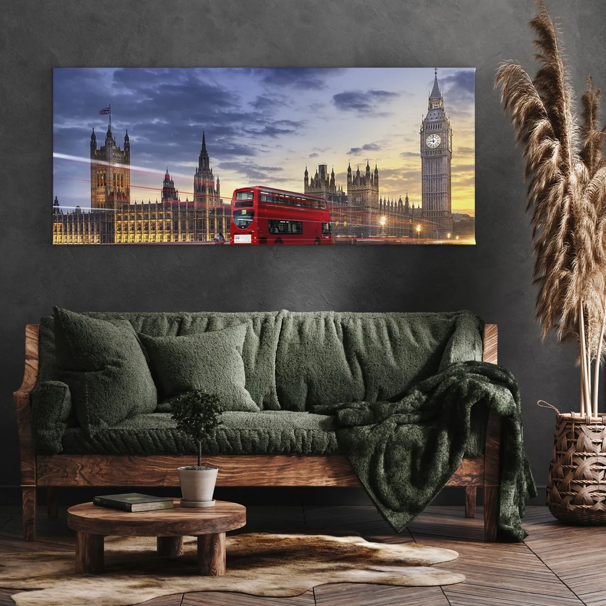 Tablou pe pânză - Semne distinctive - 160x50 cm